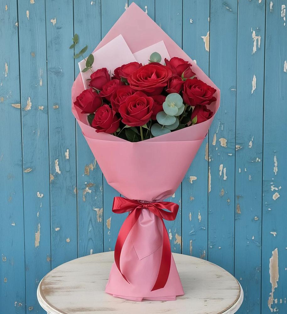 Букет цветов из: Розы в Ливенке Воронежской области