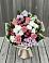 Букет цветов из: Альстромерии, Гвоздики, Розы и Хризантемы в Ливенке Воронежской области
