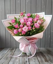 Букет Розовый кустик #REPLACE_PRED# Ливенке Воронежской области