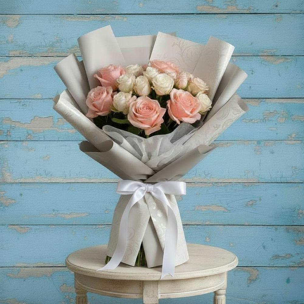 Букет цветов из: Розы в Ливенке Воронежской области