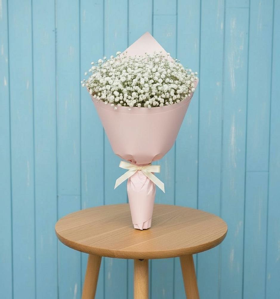 Букет цветов из: Гипсофила в Ливенке Воронежской области