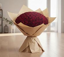 Букет 101 Красная роза в Ливенке Воронежской области