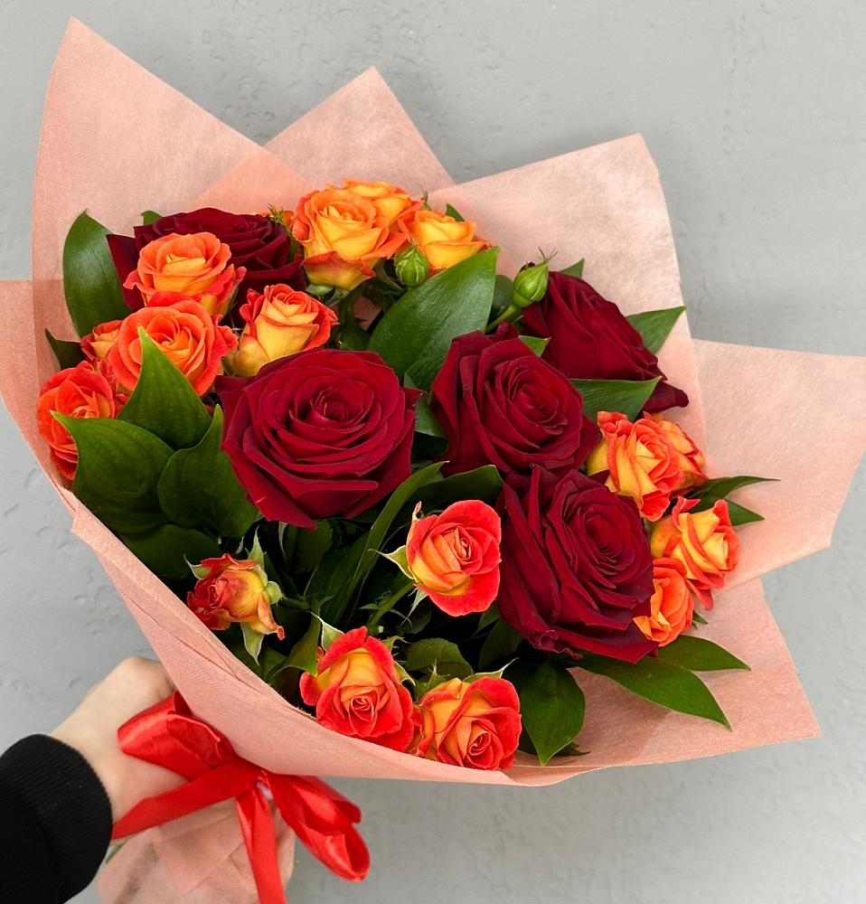 Букет Любовь и восторг в Ливенке Воронежской области