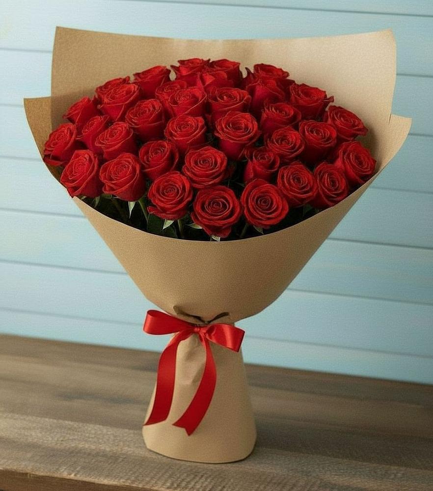 Букет Красные розы Милано в Ливенке Воронежской области