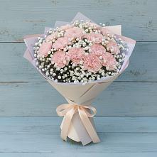 Букет цветов из:  Гвоздики в Ливенке Воронежской области