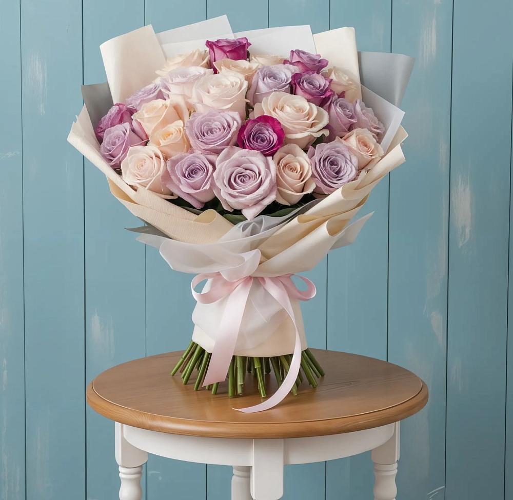 Букет цветов из: Розы в Ливенке Воронежской области