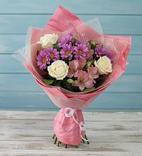 Букет цветов из:  Герберы в Ливенке Воронежской области