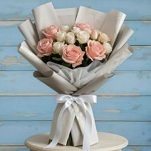Букет цветов из:  Розы #REPLACE_PRED# Ливенке Воронежской области