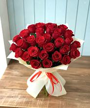 Букет 29 Красных роз в Ливенке Воронежской области