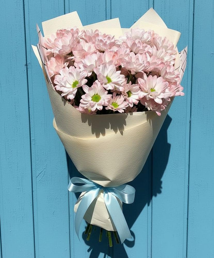 Букет цветов из: Хризантемы в Ливенке Воронежской области