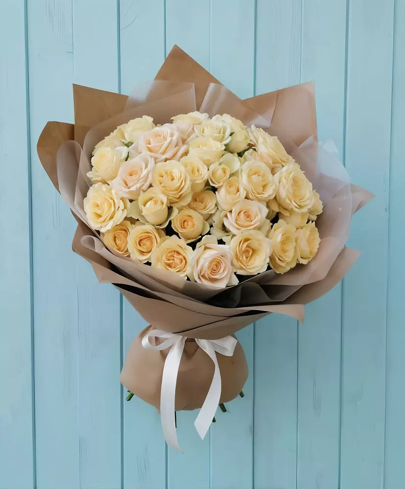 Букет Кремовое облако в Ливенке Воронежской области