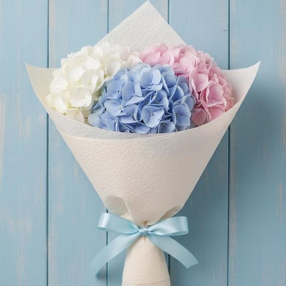 Букет цветов из: Гортензия в Ливенке Воронежской области