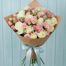 Букет цветов из:  Розы #REPLACE_PRED# Ливенке Воронежской области